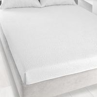 Prześcieradło frotte bez gumki Tulipan 150x205 ZWOLTEX biały GRUBE