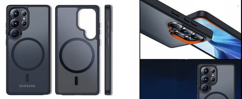 Etui CASE do Samsung Galaxy S25 ULTRA MAGNETYCZNE MATOWE WZMACNIANE 2xSZKŁO na Arena.pl