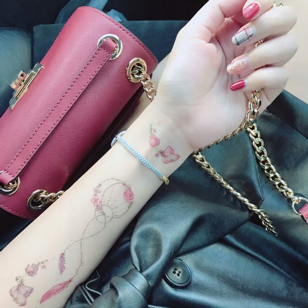 Paperself tatuaż łapacz snów tymczasowy naklejka zdjęcie 1