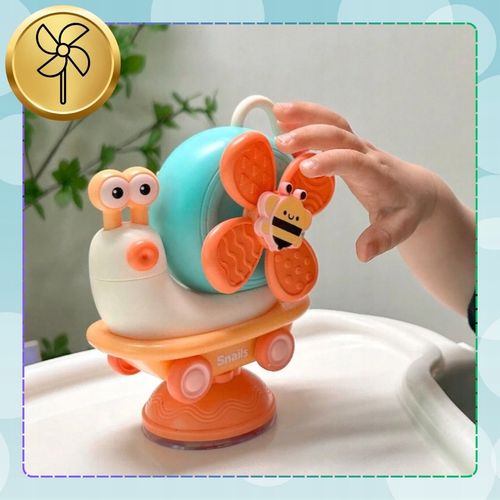 INTERAKTYWNY EDUKACYJNY ŚLIMAK ZABAWKA 4w1 JEŻDŻĄCY SENSORYCZNY DLA DZIECI na Arena.pl