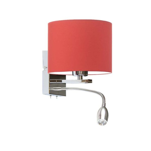 Czarny kinkiet z włącznikiem SENEGAL z reflektorem LED zdjęcie 18