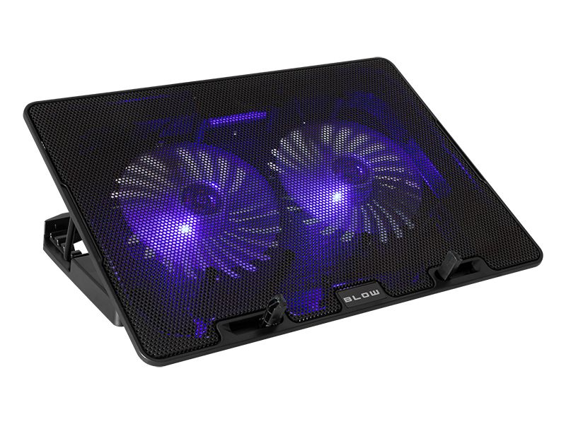 Podstawka chłodząca laptop 2 FAN SAMBA BLUE zdjęcie 1