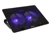 Podstawka chłodząca laptop 2 FAN SAMBA BLUE