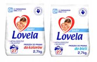 2X Lovela Baby hipoalergiczny proszek do prania kolorów dla niemowląt 2x 2,