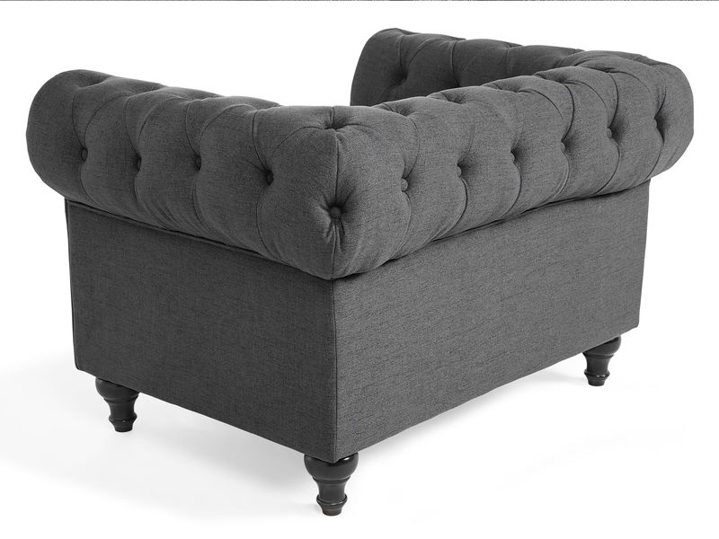 Fotel szary CHESTERFIELD zdjęcie 7