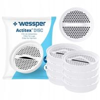 Filtry wody Actitex aquaclassic do dzbanek filtrujący szklany Wessper 8x