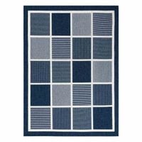 RUG/LU/WINK/SQUARES/BLUE/80x150