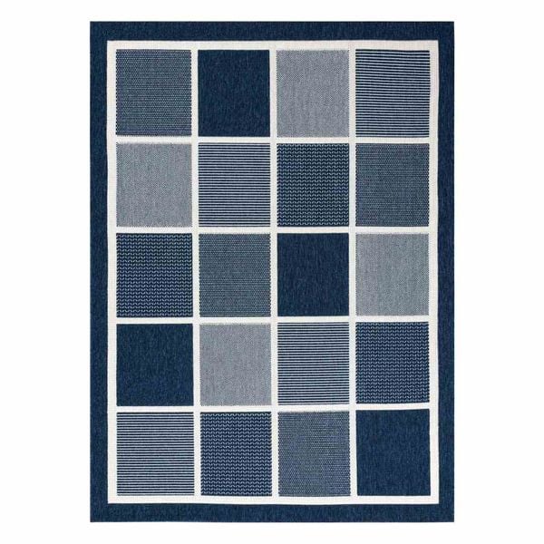 RUG/LU/WINK/SQUARES/BLUE/80x150 zdjęcie 1