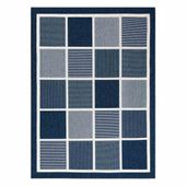 RUG/LU/WINK/SQUARES/BLUE/80x150