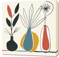 Obraz 70x70cm Kwieciste Wzory