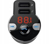 Transmiter Samochodowy FM TechniSat DIGICAR 1 BT MP3 WMA 2x USB Mikrofon