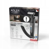 Trymer do Ciała i Pleców Adler Składana Rękojeść Wodoodporny LED USB