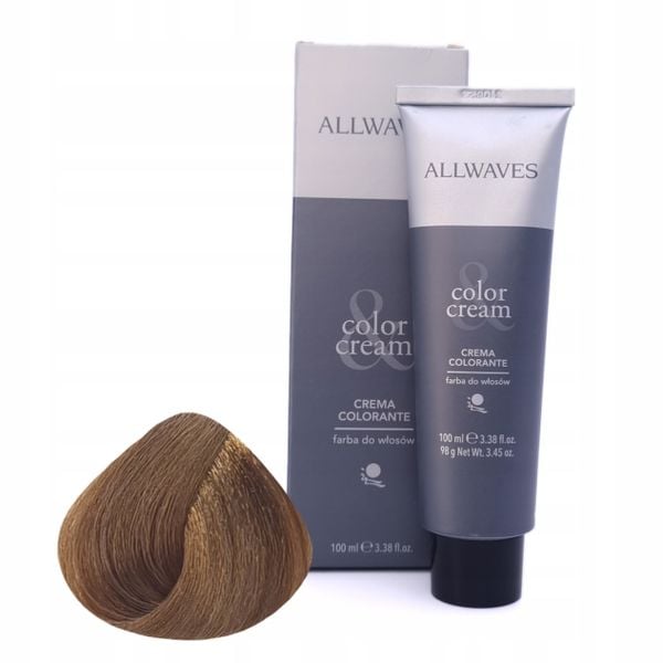 ALLWAVES Farba do włosów 8.06 - Ciepły Jasny Blond - 100ml zdjęcie 1