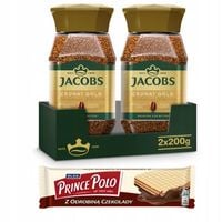 Kawa rozpuszczalna Jacobs Cronat Gold 2x 200 g, Prince Polo GRATIS