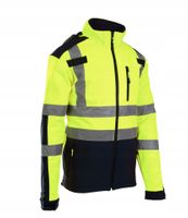 Kurtka Softshell odblaskowa żółta BF005 Brixton Flash r.XXL
