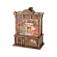 Dekoracja świetlna Lumineo Święty Mikołaj 21,7 x 16,5 x 9,5 cm