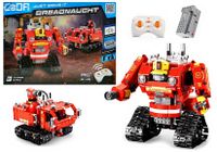 ND24_6680 Robot z Klocków R/C 2.4G 527 elementów Czerwony