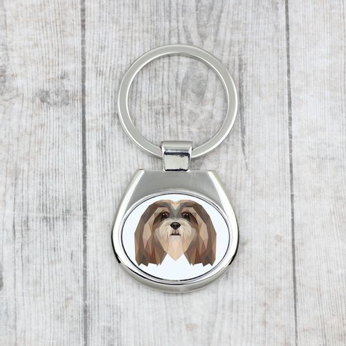 Lhasa Apso brelok geometryczny Art-Dog na Arena.pl