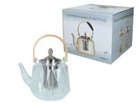 Czajnik szklany z sitkiem wzór 6