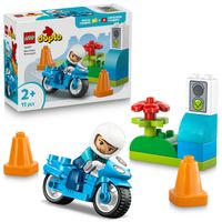 2X LEGO DUPLO 10471 NIEBIESKI MOTOCYKL POLICYJNY