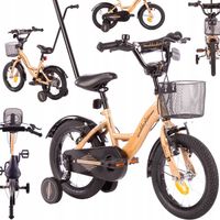 rower rowerek TOMABIKE 14 cali koszyk 2x V-BREAK prowadnik