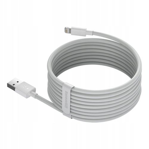 BASEUS MOCNY KABEL USB - LIGHTNING DO IPHONE IPAD PRZEWÓD 2.4A 1.5M 2SZT na Arena.pl