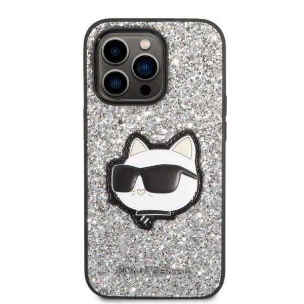 Etui Karl Lagerfeld do iPhone 14 Pro, Srebrny zdjęcie 3