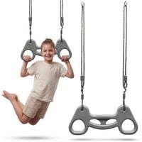 Trapez gimnastyczny HyperMotion z regulacją lin 90-150 cm do ogrodu