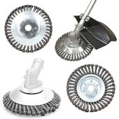 SZCZOTKA DO KOSY SPALINOWEJ DO OBRZEŻY KOSTKI ORAZ PŁYT 200 x 25,4 MM