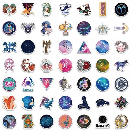 NAKLEJKI STICKERS BOMB MIX ZODIAK WLEPY 100 SZT na Arena.pl