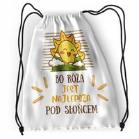 Plecak Dla Róży Sportowy Szkolny Worek Torba Z Nadrukiem Ze Zdjęciem