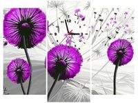 90CM 70 ZEGAR 3 ELEM DMUCHAWCE FIOLECIE SCIENNY DRUK