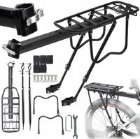 Bagażnik Rowerowy Tylny Uniwersalny Aluminium Na Rower do Sztycy Platforma