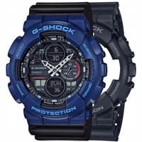 ZESTAW G-SHOCK GA-140-1A1ER NIEBIESKI CZARNY