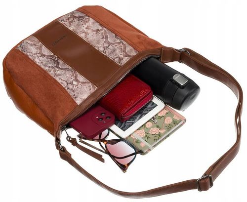 listonoszka damska ze skóry ekologicznej - david jones na Arena.pl