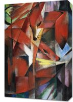 Obraz 40x60cm The Foxes, Marc Vintage do Salonu