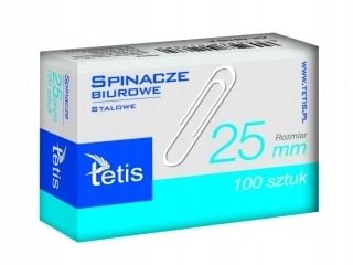 spinacze biurowe 25mm tetis a'10 na Arena.pl