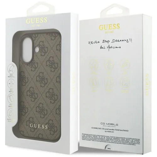 etui guess 4g classic na iphone 17 - brązowe na Arena.pl