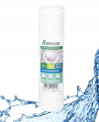 10 x Filtr do wody wkład 10'' sznurkowy 10 mikron na Arena.pl