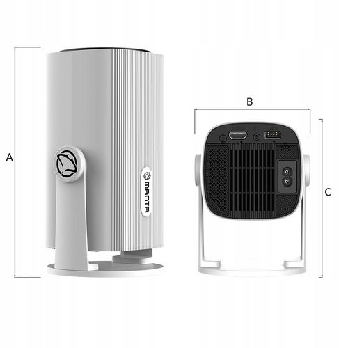 PROJEKTOR RZUTNIK PRZENOŚNY SMART MINI Android 12 TV WiFi BT +HDMI +ETUI na Arena.pl