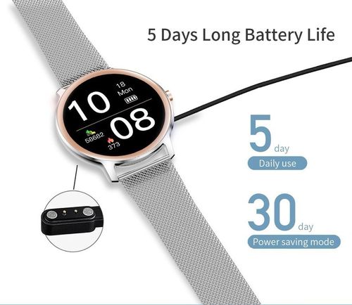 SMARTWATCH DAMSKI Rubicon RNBE66 - WŁASNE TARCZE (sr014e) na Arena.pl