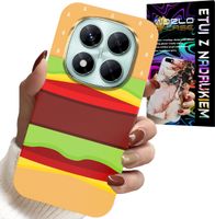 ETUI DO XIAOMI NOTE 14 PRO 5G - CASE BURGER CHEESEBURGER OBUDOWA PREZENT