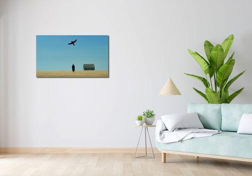 Obraz 90x50cm Samotny i Wolny na Arena.pl