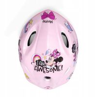 KASK SPORTOWY ROWEROWY DLA DZIEWCZYNKI DZIECI MYSZKA MINNIE 52-56