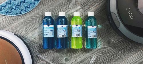 Zestaw 4 płynów do każdego robota mopującego myjącego podłogi uniwersalny na Arena.pl