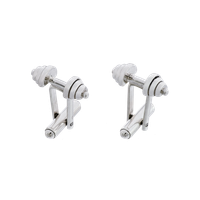 Fit Kolekcja - Spinki do mankietów srebrne HANTLE