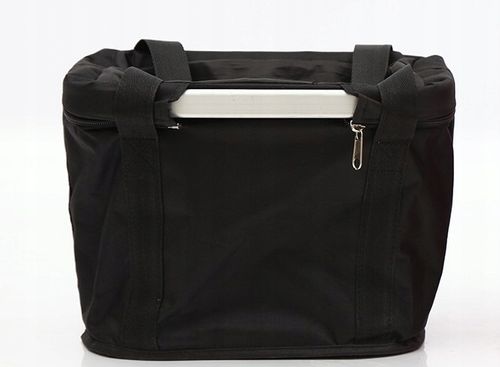 KOSZYK NA KIEROWNICĘ DO ROWERU ROWEROWY PIKNIK TORBA CZARNA 10L + UCHWYT na Arena.pl