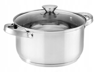 Garnek tradycyjny Na Gaz Indukcje z przykrywką 24cm Florina Stilio 5,5L