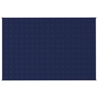 Koc obciążeniowy, niebieski, 122x183 cm, 5 kg, tkanina