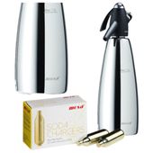 Butla do wody sodowej Mosa 1L z 20 nabojami CO2 Stalgast